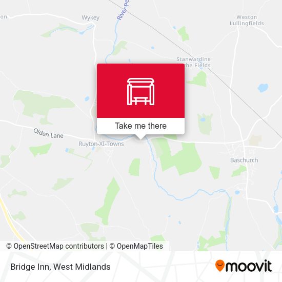 Bridge Inn map