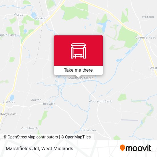 Marshfields Jct map