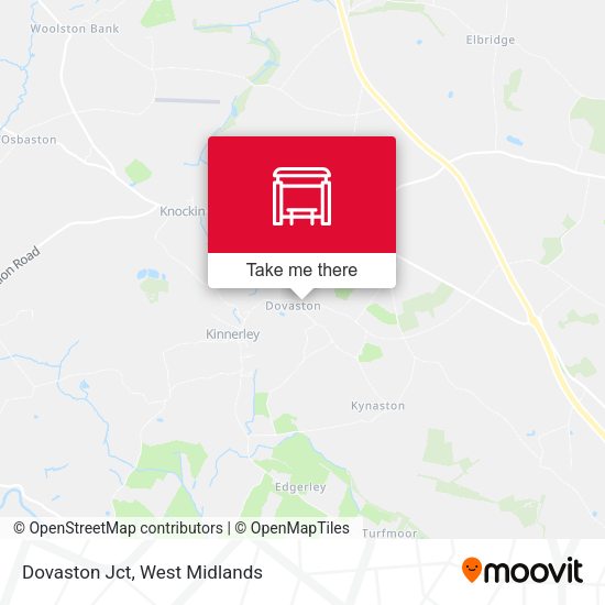 Dovaston Jct map
