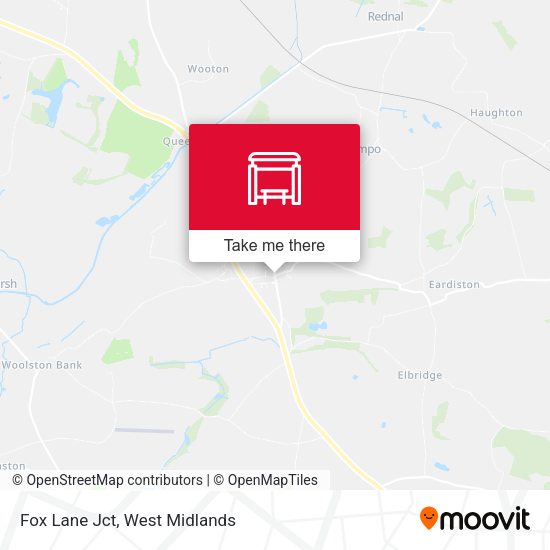 Fox Lane Jct map