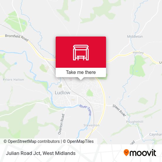 Julian Road Jct map