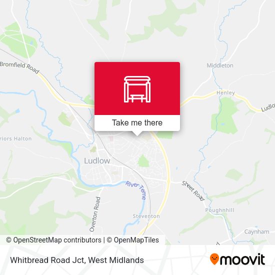 Whitbread Road Jct map