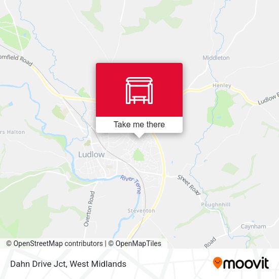 Dahn Drive Jct map