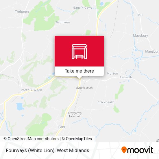 Fourways (White Lion) map