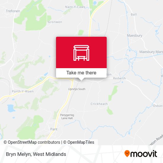Bryn Melyn map