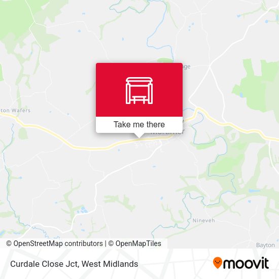 Curdale Close Jct map