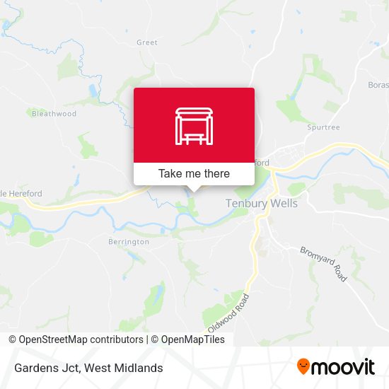 Gardens Jct map