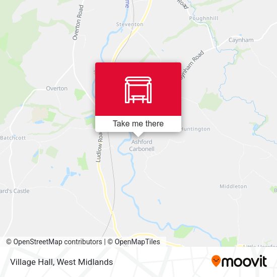 Village Hall map