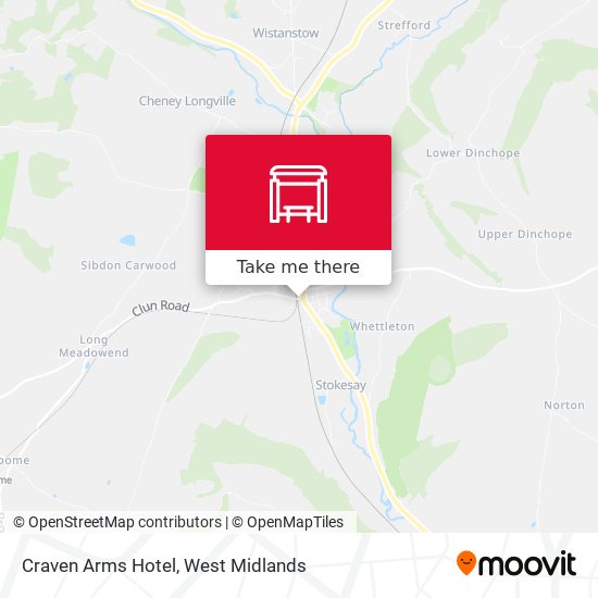 Craven Arms Hotel map