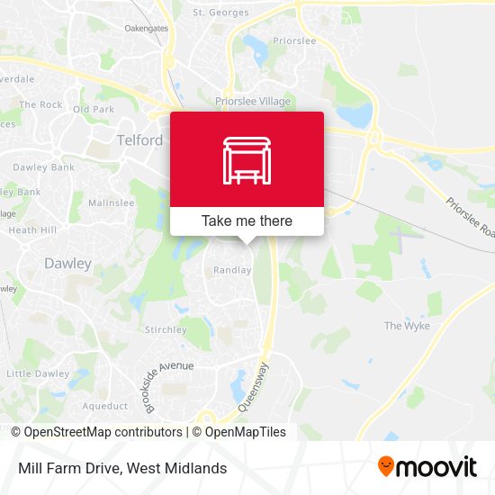 Mill Farm Drive map
