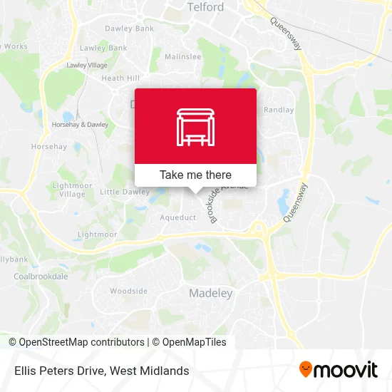 Ellis Peters Drive map