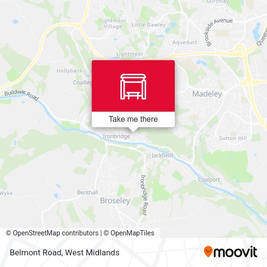 Belmont Road map