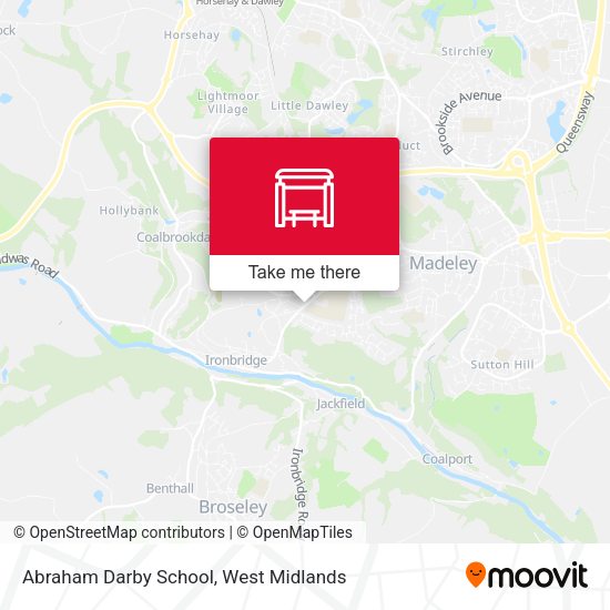 Abraham Darby School map
