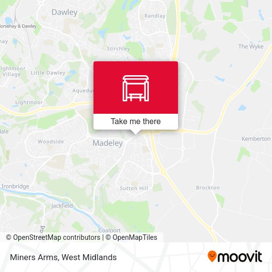 Miners Arms map