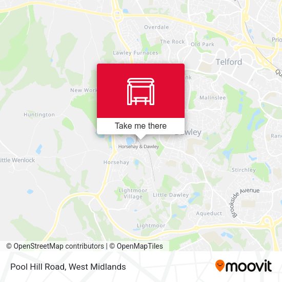 Pool Hill Road map