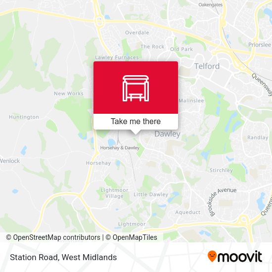 Station Road map