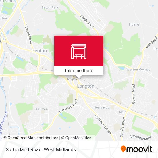 Sutherland Road map