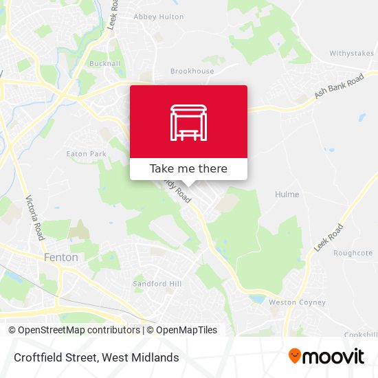 Croftfield Street map