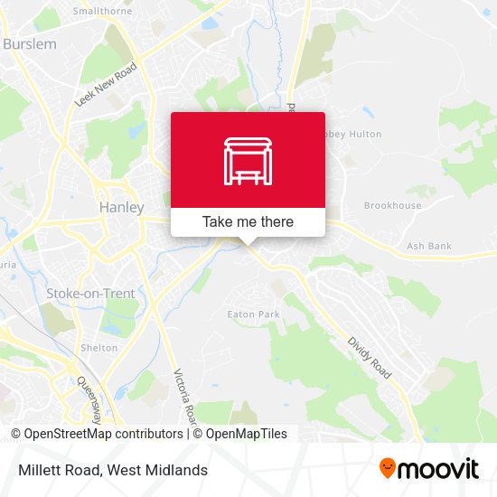Millett Road map