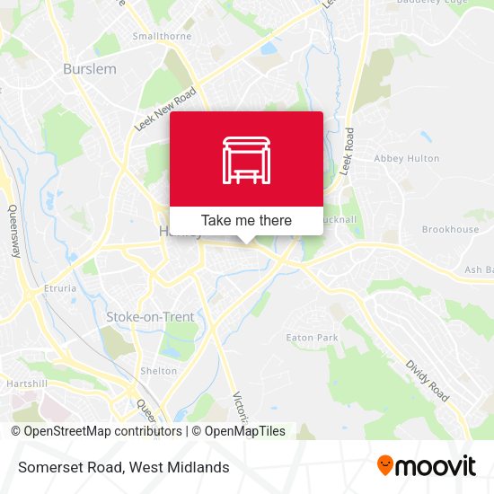 Somerset Road map