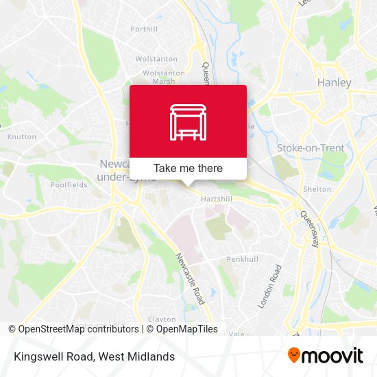 Kingswell Road map