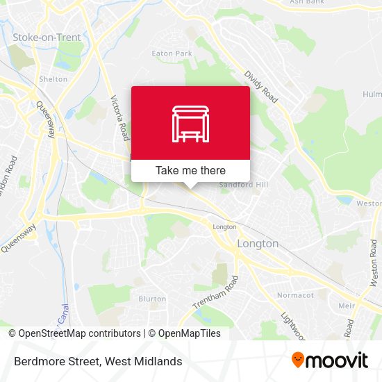 Berdmore Street map