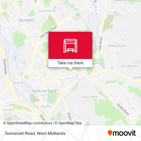 Somerset Road map