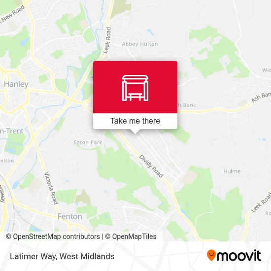 Latimer Way map