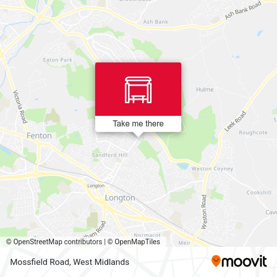 Mossfield Road map