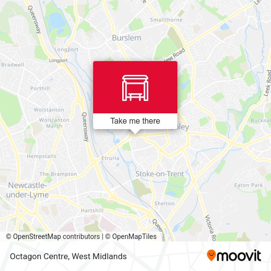 Octagon Centre map