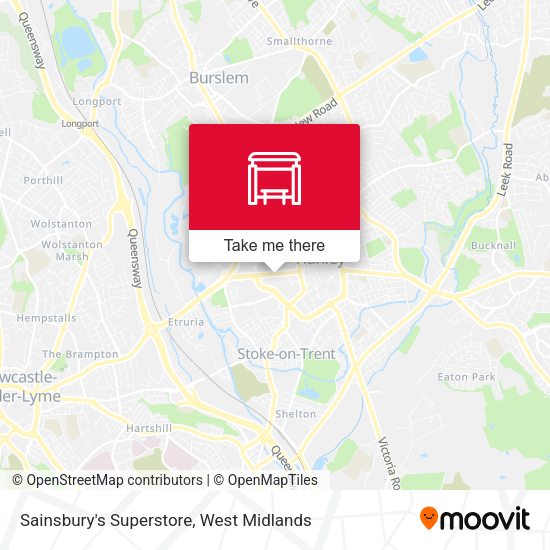 Sainsbury's Superstore map