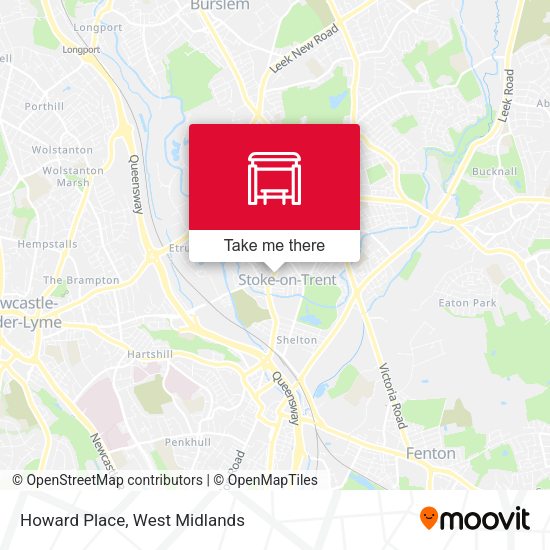 Howard Place map