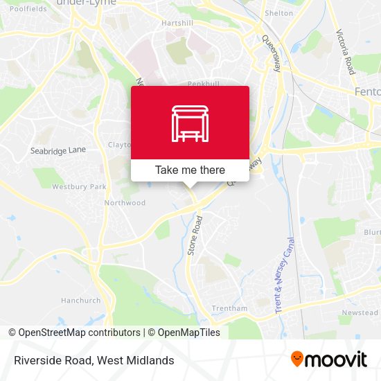 Riverside Road map