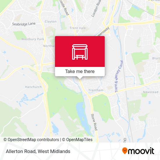 Allerton Road map
