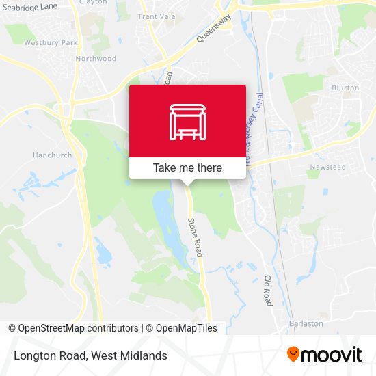 Longton Road map