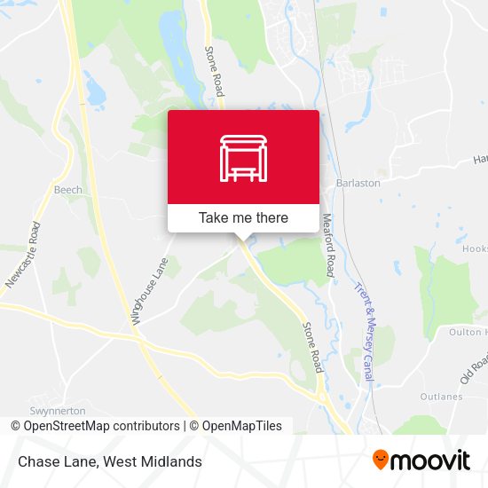 Chase Lane map