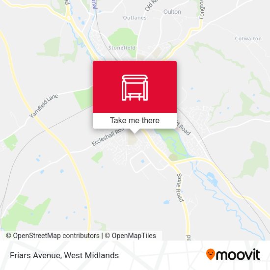 Friars Avenue map