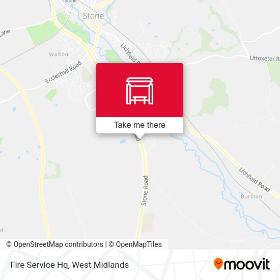 Fire Service Hq map