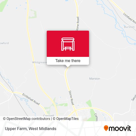Upper Farm map