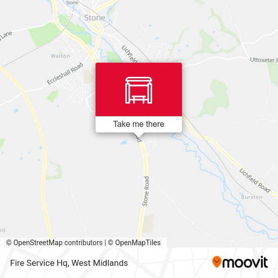 Fire Service Hq map