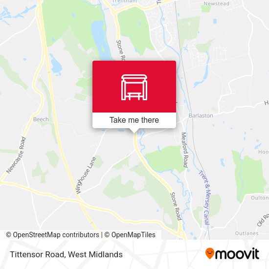 Tittensor Road map