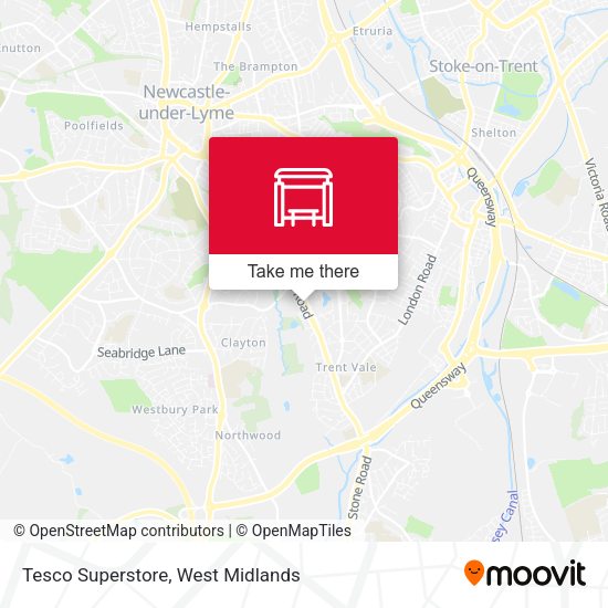Tesco Superstore map