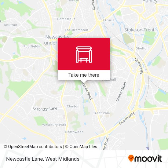 Newcastle Lane map