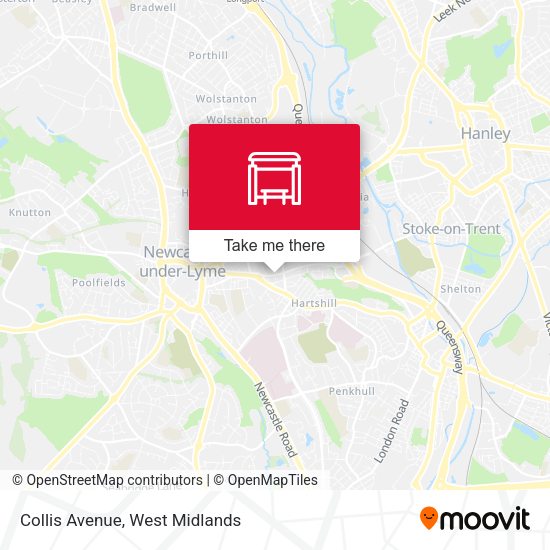 Collis Avenue map