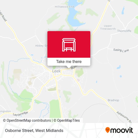 Osborne Street map