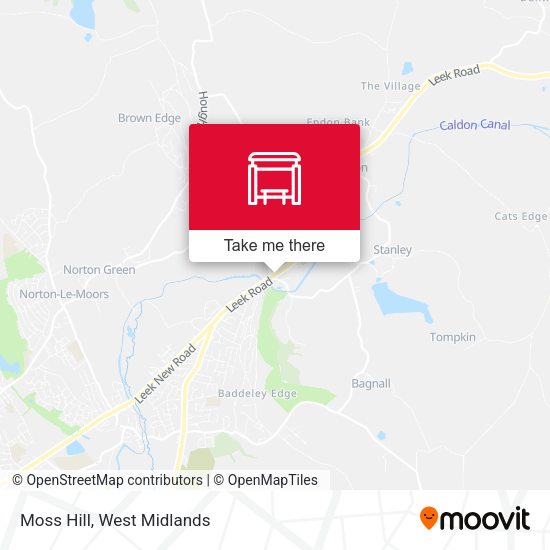 Moss Hill map