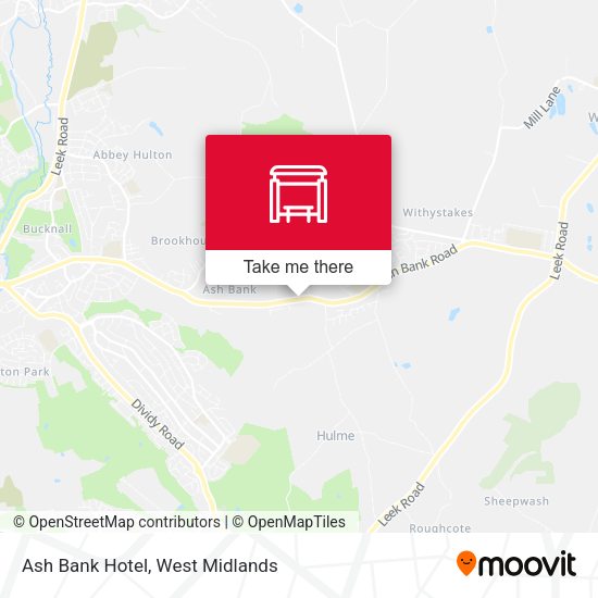Ash Bank Hotel map