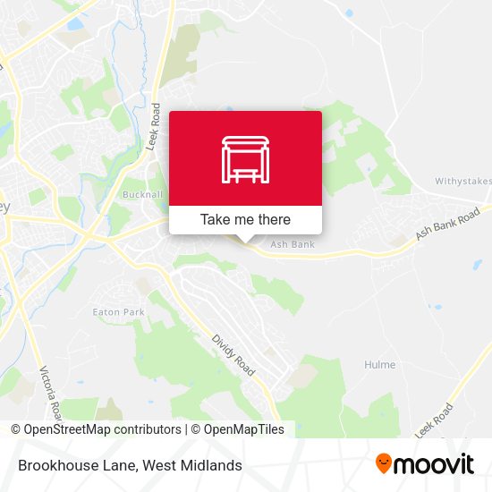 Brookhouse Lane map