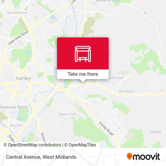 Central Avenue map