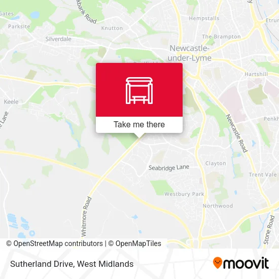 Sutherland Drive map